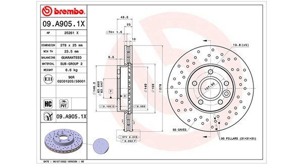 Brake Disc (360406176202)