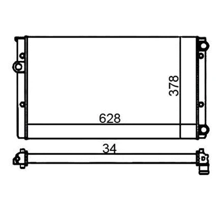 Radiator, engine cooling (359000300730)