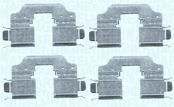 Accessory Kit, disc brake pad (363915110080)