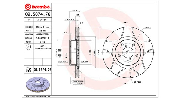 Brake Disc (360406045405)