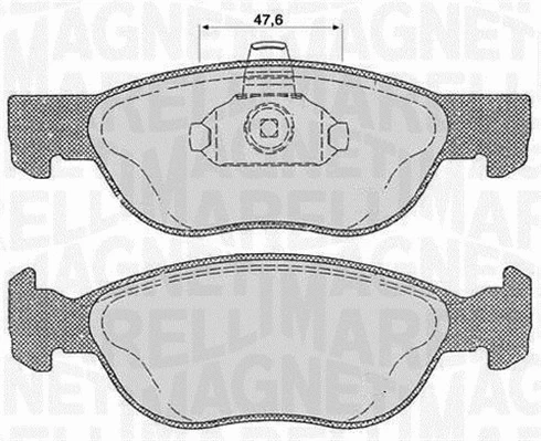 Brake Pad Set, disc brake (363916060238)