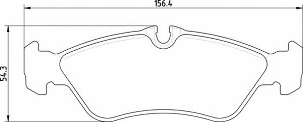 Brake Pad Set, disc brake (363700201824)