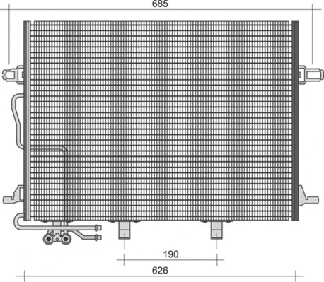 Condenser, air conditioning (350203244000)