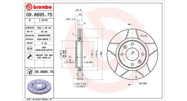 Brake Disc (360406018705)
