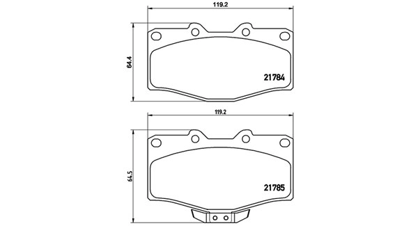 Brake Pad Set, disc brake (363700483095)