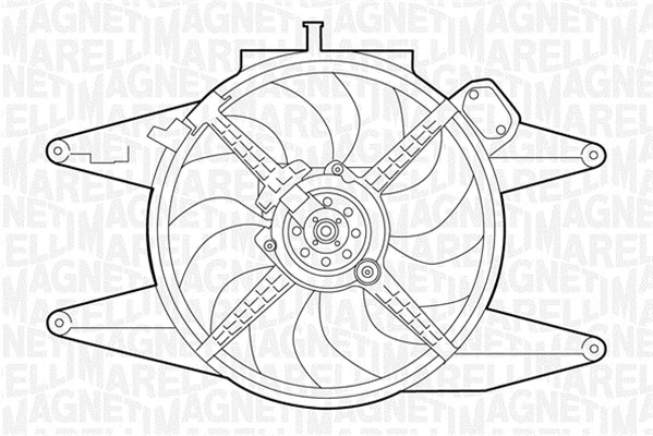Fan, engine cooling (069422041010)