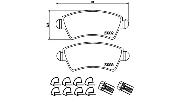 Brake Pad Set, disc brake