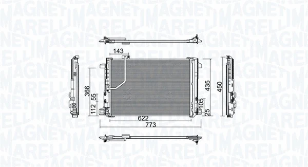 Condenser, air conditioning (350203755000)