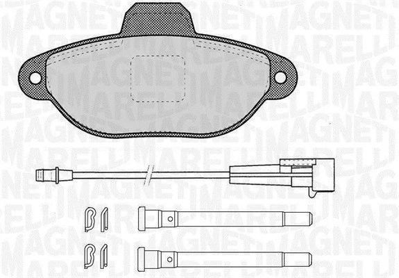 Brake Pad Set, disc brake (363916060455)