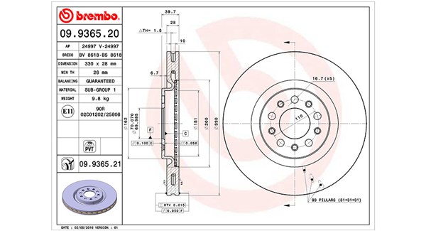 Brake Disc (360406011700)