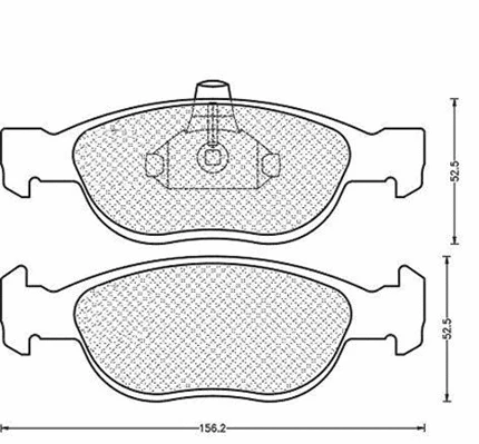 Brake Pad Set, disc brake (430216171164)