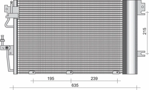 Condenser, air conditioning (350203255000)
