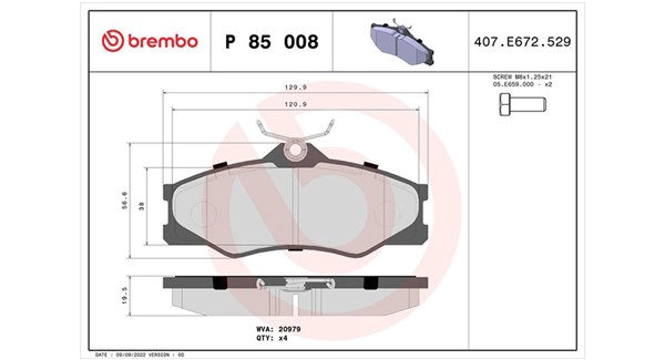 Brake Pad Set, disc brake