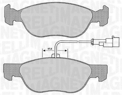 Brake Pad Set, disc brake (363916060104)