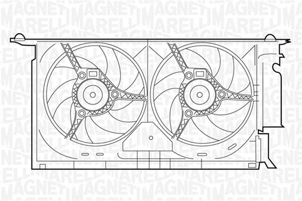 Fan, engine cooling (069422285010)