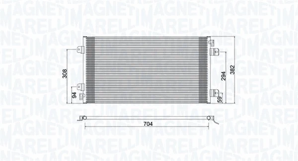 Condenser, air conditioning (350203941000)