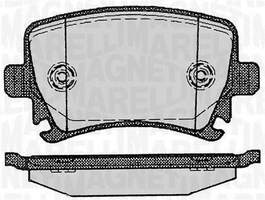 Brake Pad Set, disc brake (363916060601)