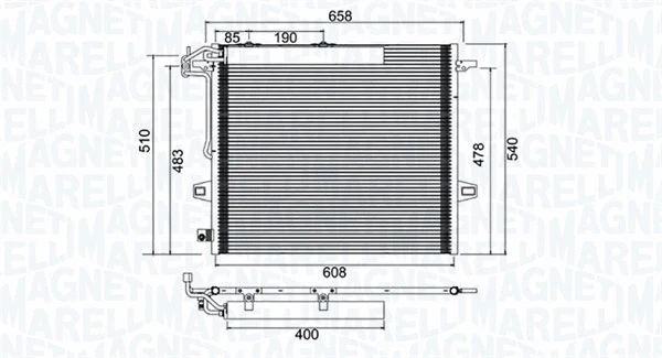 Condenser, air conditioning (350203947000)