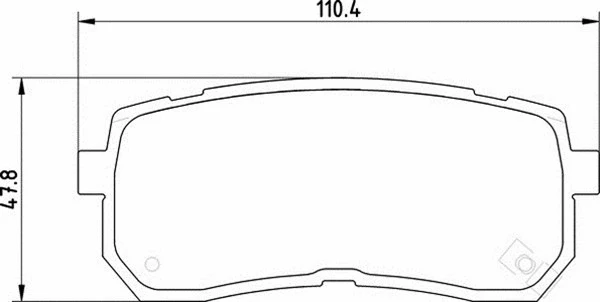 Brake Pad Set, disc brake (363700201725)