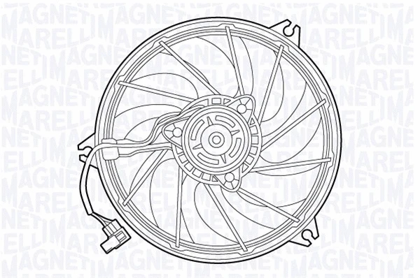 Fan, engine cooling (069422549010)