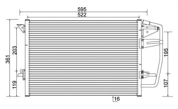 Condenser, air conditioning (359003220600)
