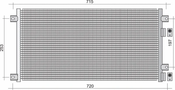 Condenser, air conditioning (350203334000)