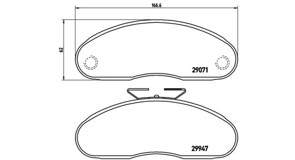 Brake Pad Set, disc brake (363700507001)