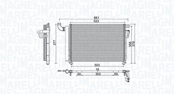 Condenser, air conditioning (350203982000)