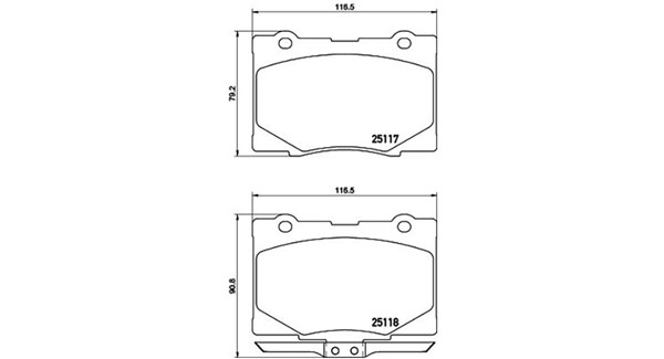 Brake Pad Set, disc brake (363700428079)