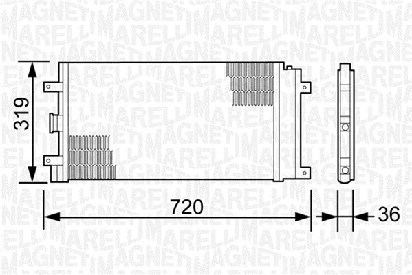 Condenser, air conditioning (350203496000)