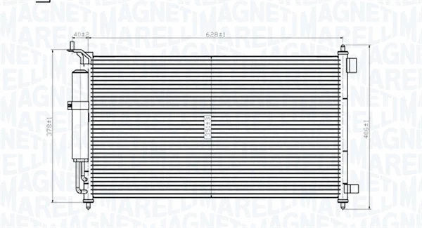 Condenser, air conditioning (350203829000)