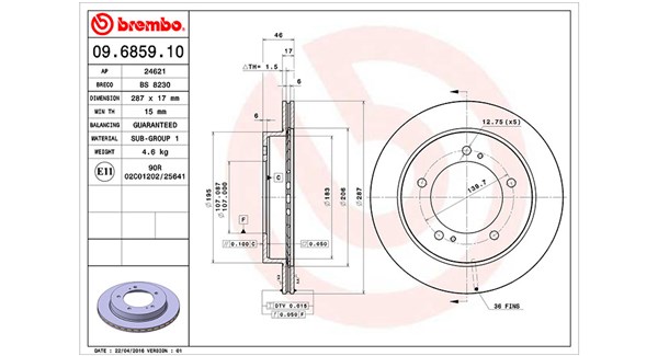 Brake Disc (360406046100)