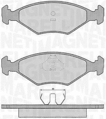 Brake Pad Set, disc brake (363916060229)