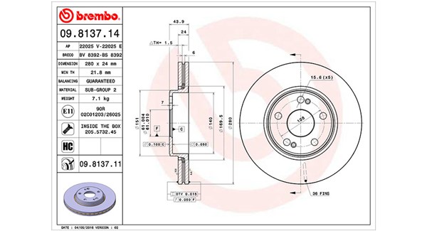 Brake Disc (360406044000)