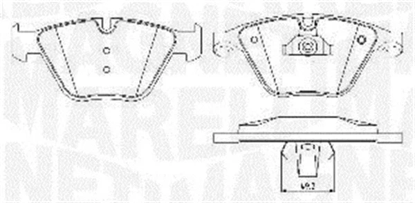 Brake Pad Set, disc brake (363916060582)