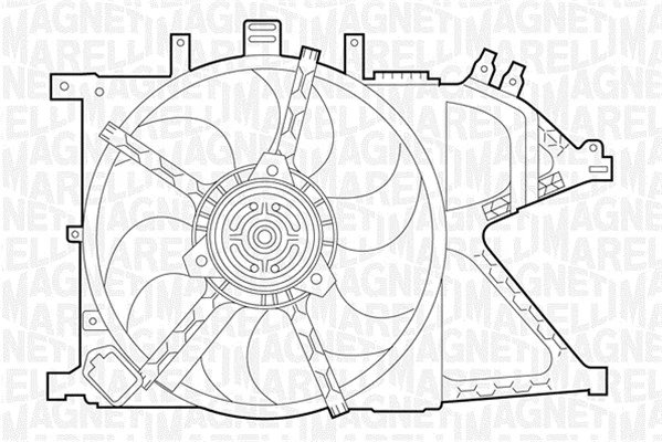 Fan, engine cooling (069422331010)