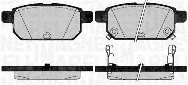 Brake Pad Set, disc brake (363916060646)