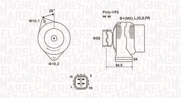 Alternator (063731721010)