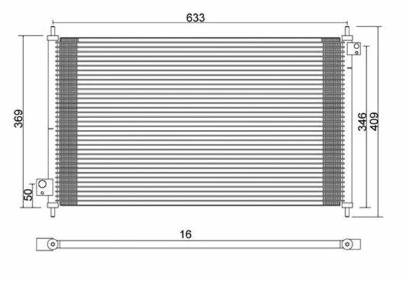 Condenser, air conditioning (359003220720)