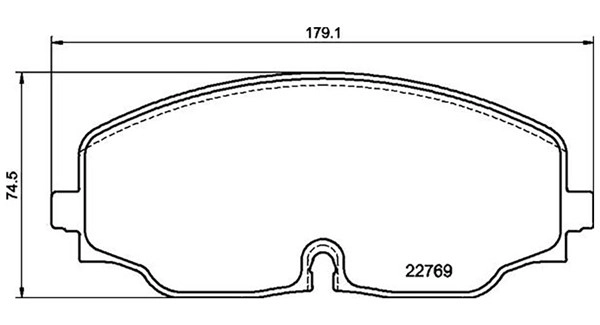 Brake Pad Set, disc brake (363700485176)