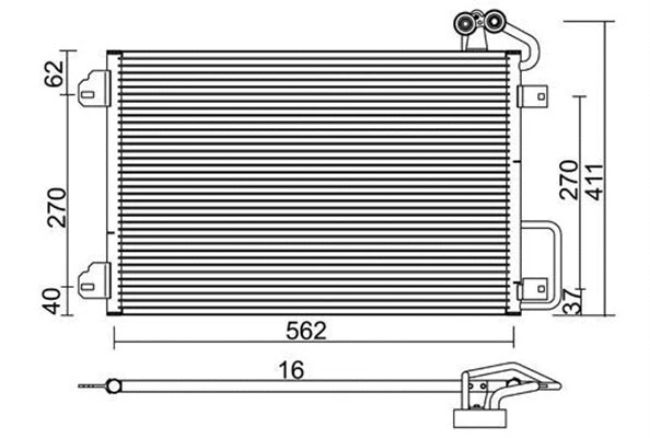 Condenser, air conditioning (359003221490)
