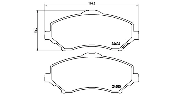 Brake Pad Set, disc brake