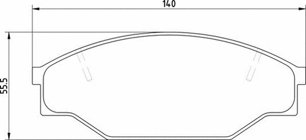 Brake Pad Set, disc brake (363700200331)