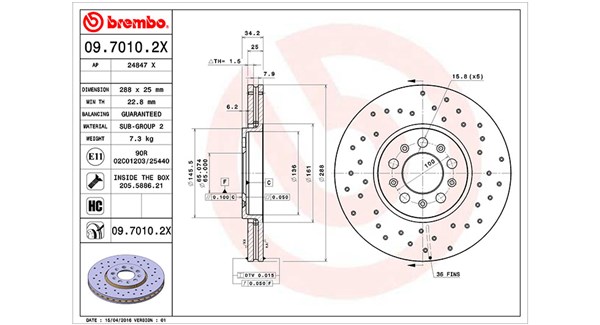 Brake Disc (360406049302)