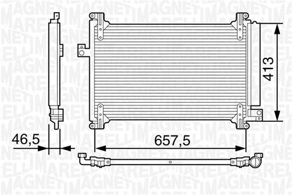 Condenser, air conditioning (350203242000)