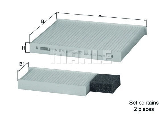 Filter, cabin air (154705205150)