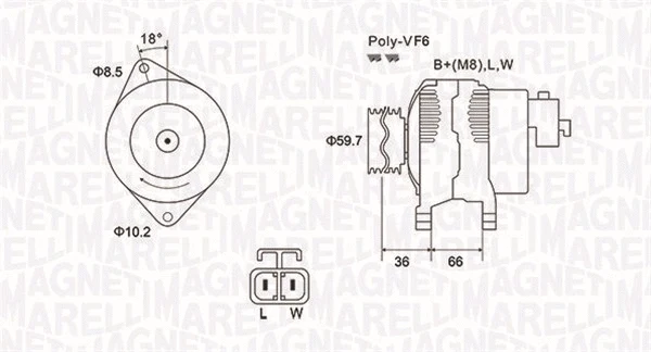 Alternator (063731901010)