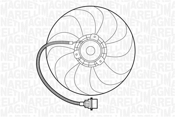 Fan, engine cooling (069422272010)