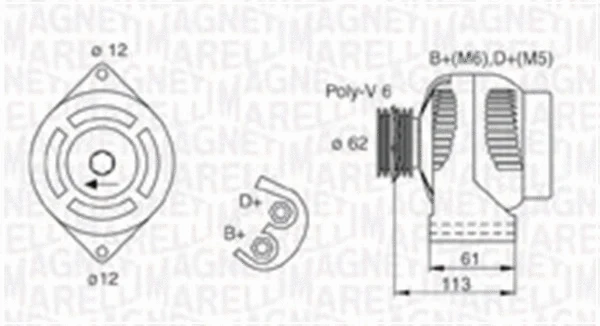 Alternator (063730008010)