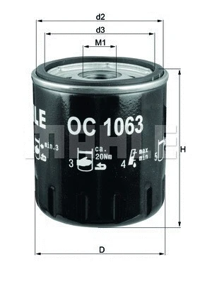 Oil Filter (154070582031)